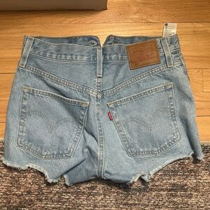 Levi's Light Blue Jean Shorts
